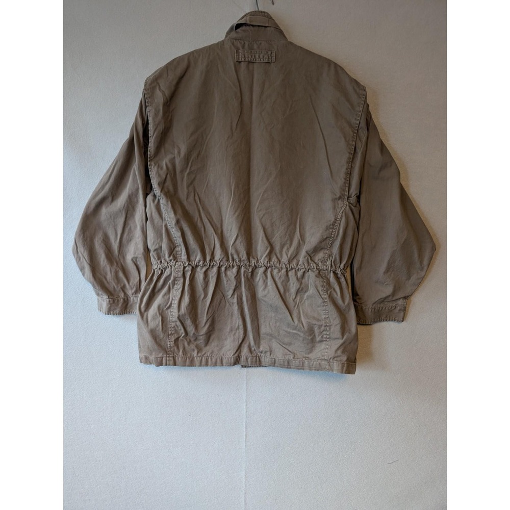 Vtg Harry Ii By Harry Rosen Brown Military Field Coat Jacket Large Chore Barn View 6